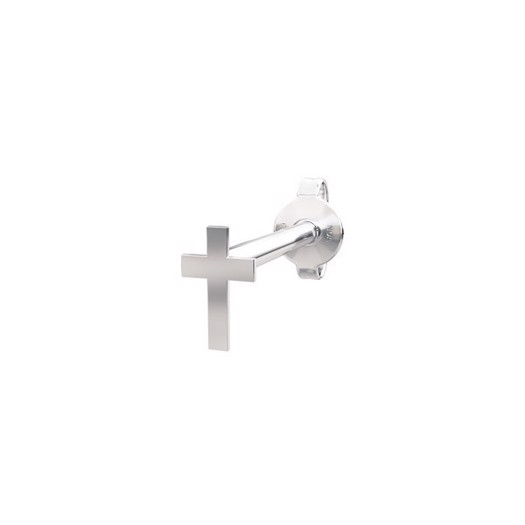 Piercing smykke - PIERCE52 ørestik kors i sølv